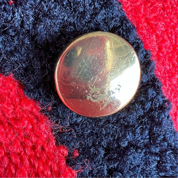 VTG St. John Knits 3-Piece Skirt Suit 60s 70s Red Black Dots Mock Neck Talon Zip - Picture 14 of 16